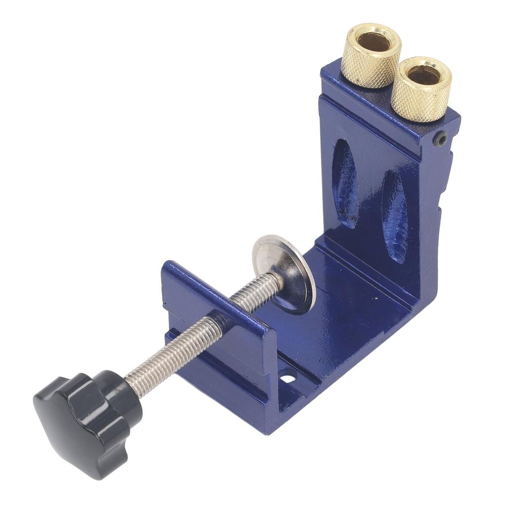 Pocket Hole Jig Kit Dowel System Set Woodwork Guides Joint Angle Tool Carpentry Locator Adjustable W