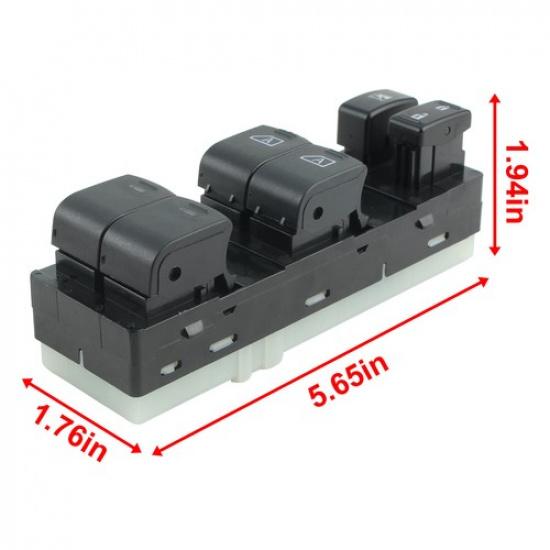 Power Window Switch Master Driver Side For 2009-2014 Nissan Murano LE S SL 3.5L