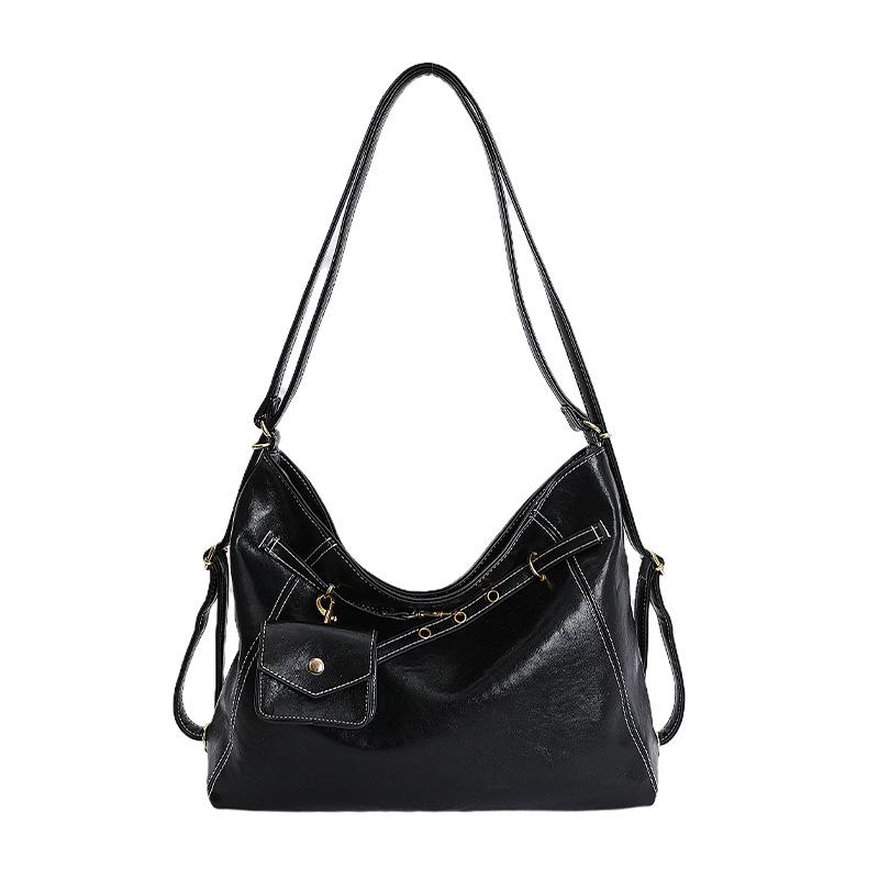 Large-capacity Commuter Tote Bag Women's 2025 New Backpack Autumn and Winter Premium Sense Retro Shoulder Messenger Bag