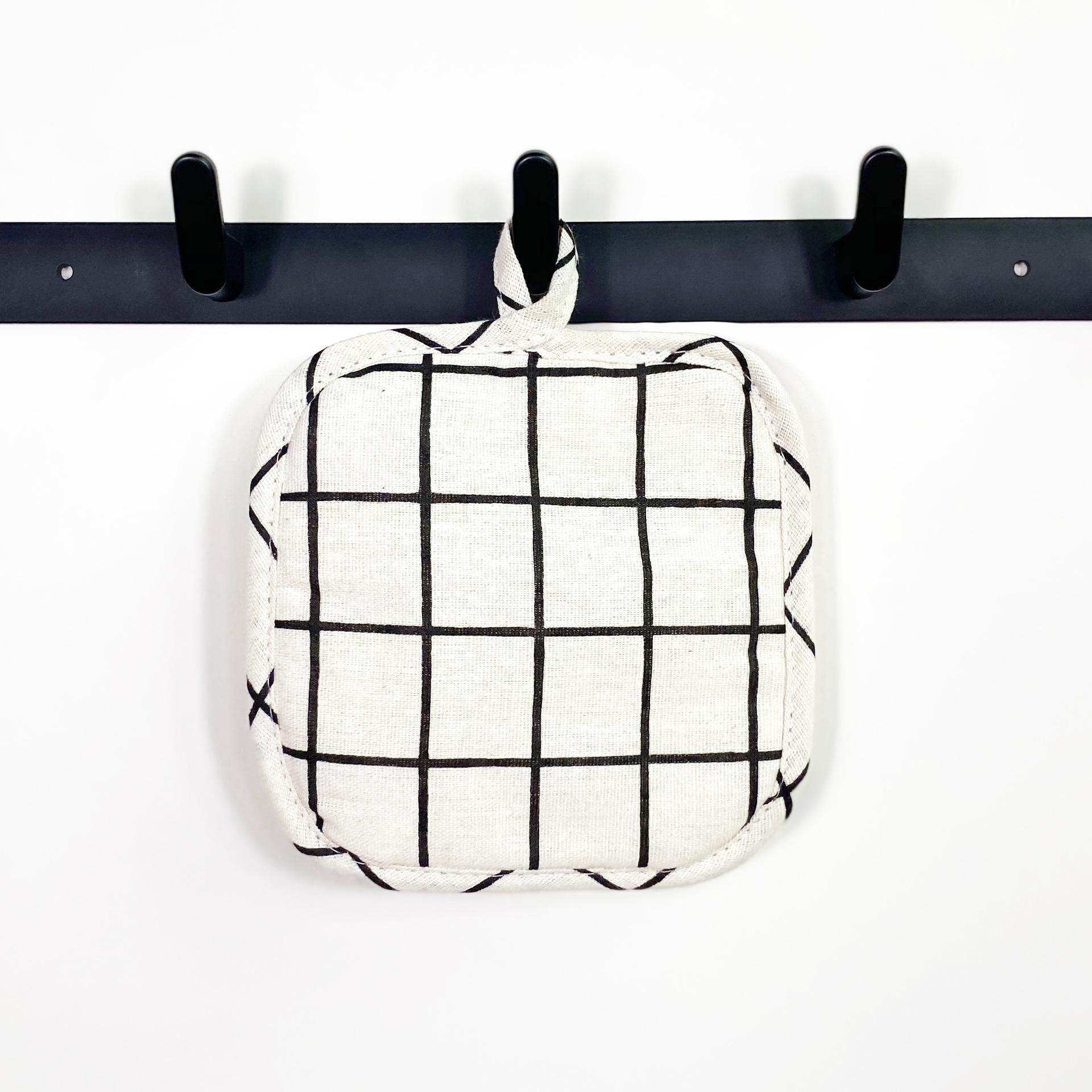 

Kitchen Potholders Pad Stove Oven Gloves Set Mitts Heat Resistant Thermal Anti-heat Take Hot Pot Cooking Insulation Gloves