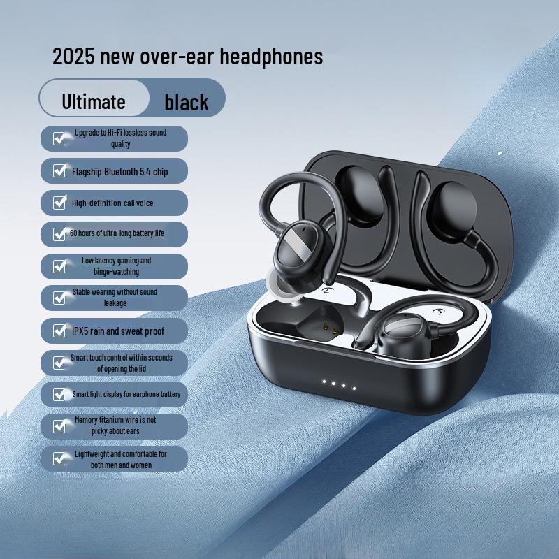 2025 New Model Wireless Over-Ear Bluetooth Sport Headphones - Secure, Comfortable, Long-Wearing for Men and Women