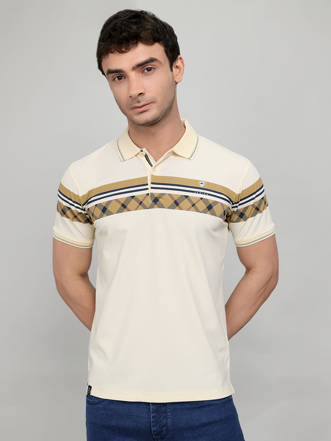 Monte Carlo Men Slim Fit White Tshirt XXL белый
