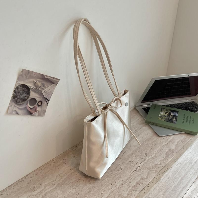 Women's Bow Shoulder Bag Commuter Tote Bag