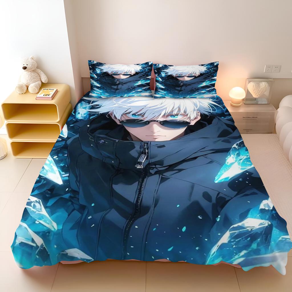 Jujutsu Kaisen Bedding Set Japan Famous Anime Duvet Cover Sets Comforter Bed Linen Twin Queen King Single Size Dropshipping Gift