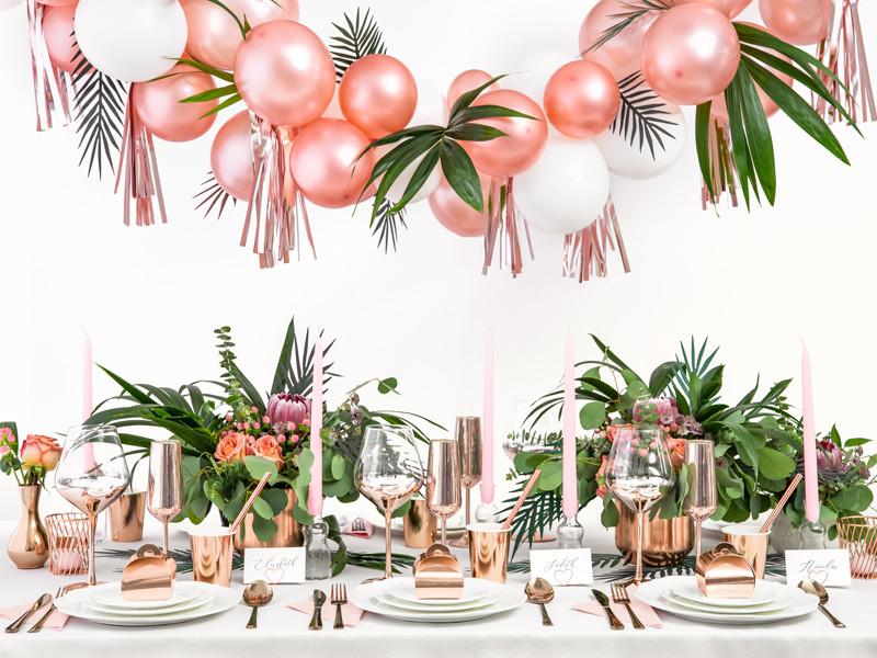 Balony 23Cm, Metallic Rose Gold (1 Op. / 100 Szt.)