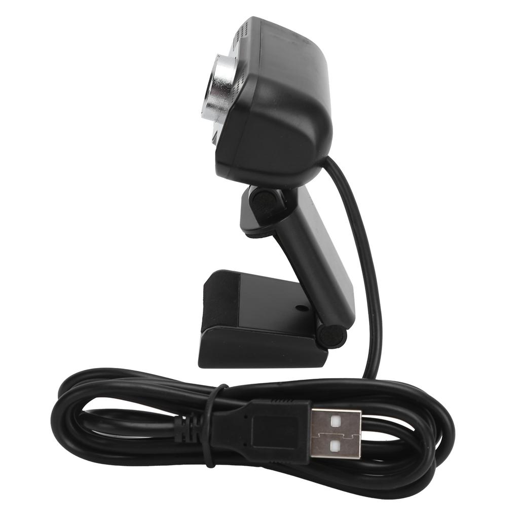 1080P Web Camera Full HD USB Webcam with Noise Cancelling Microphone MultiFunction Base