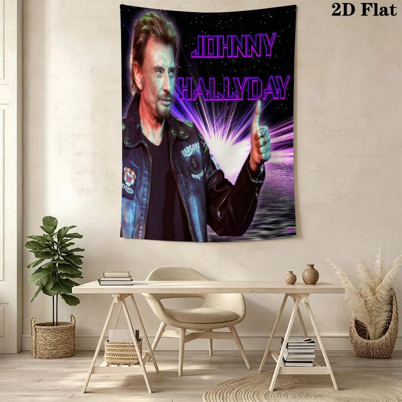 Live Performance Acoustic Guitar Showcase Tapestry Fashion Print Wallmounted Christmas Gift Home Decor Background Cloth