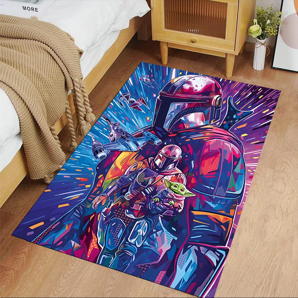 Star Wars Carpet Design for Dormitory Living Rooms Hallway Bedrooms Antislip Carpet Anime Office Decor Birthday Christmas Gift