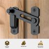 Flip Latch 8 Pcs Stainless Steel Sliding Barn Door Lock Multi-Purpose Hardware Gate Latches Safety Latches for Wooden Furniture Window Closet for