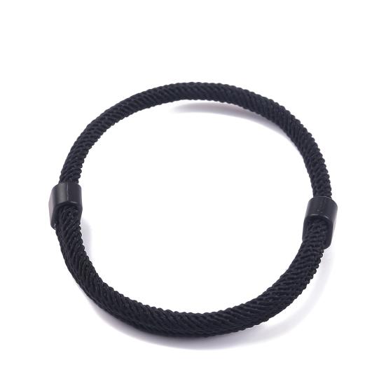 Herren Seilarmband Verstellbares Geflochtenes Seilarmband Lässiges Einfarbiges Schnurarmband Freundschaftsarmband Geschenk für Freund Bruder