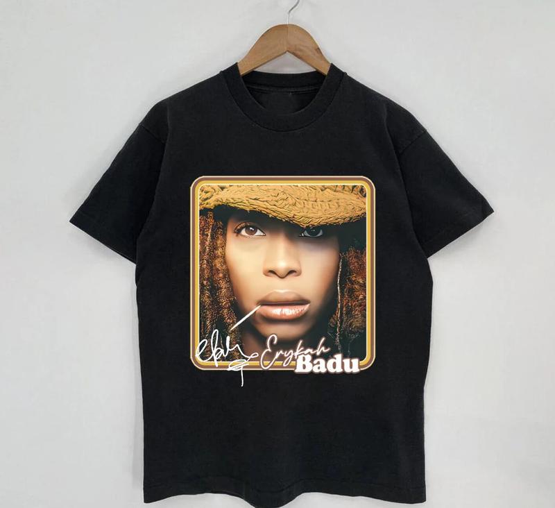 

Erykah Badu signature T-shirt black Unisex T-Shirt XXL
