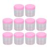 10pcs 0.7oz Plastic Cosmetic Jar Portable Leakproof Empty DIY Beauty Products Cream Container