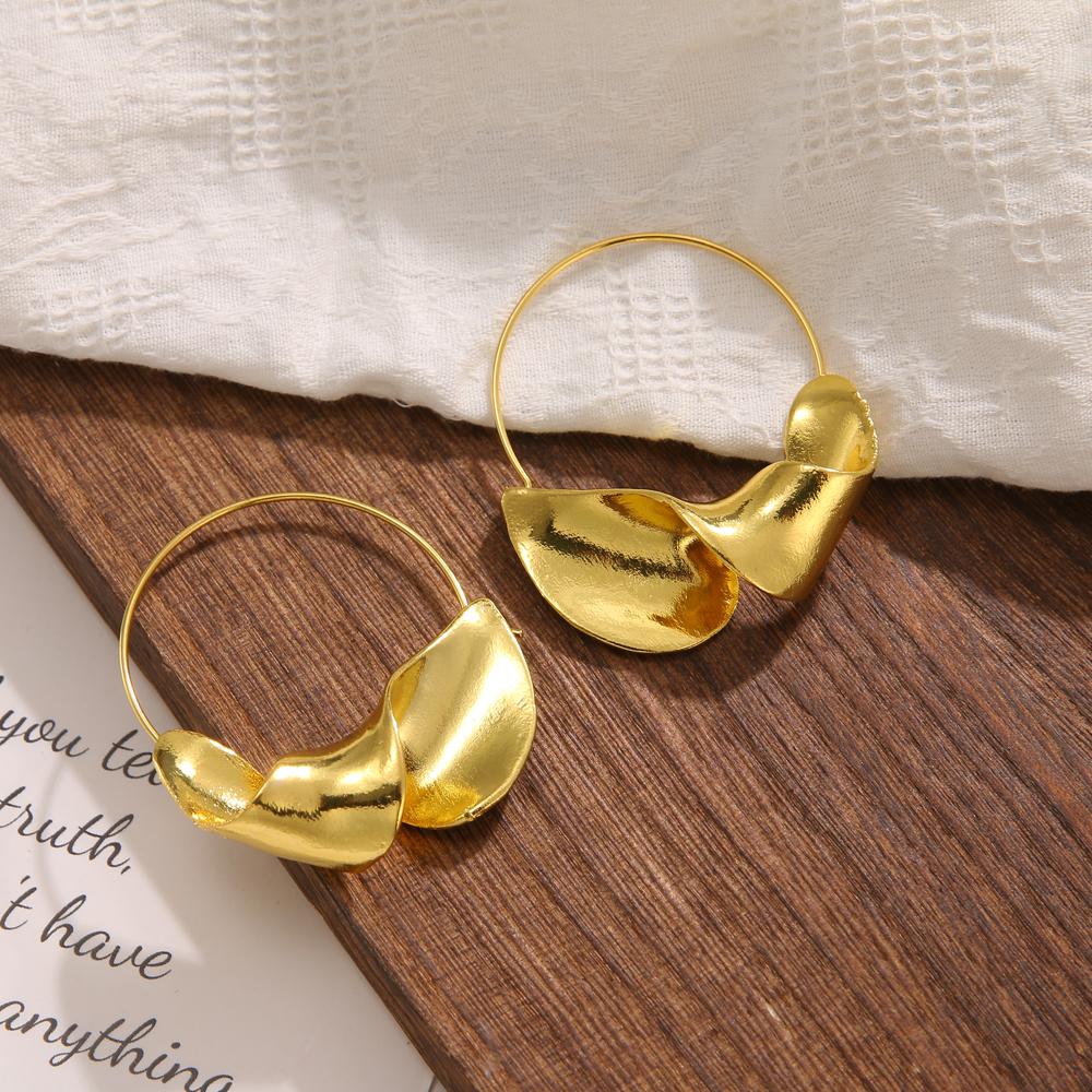 Pendientes colgantes exagerados Retro creativos simples personalidad femenina pendientes geométricos exagerados para niña