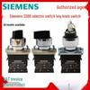 Siemens 3SB6160-4AM01-1NA0 3-Position Plastic Rotary Selector Switch with Long Handle Key Switch
