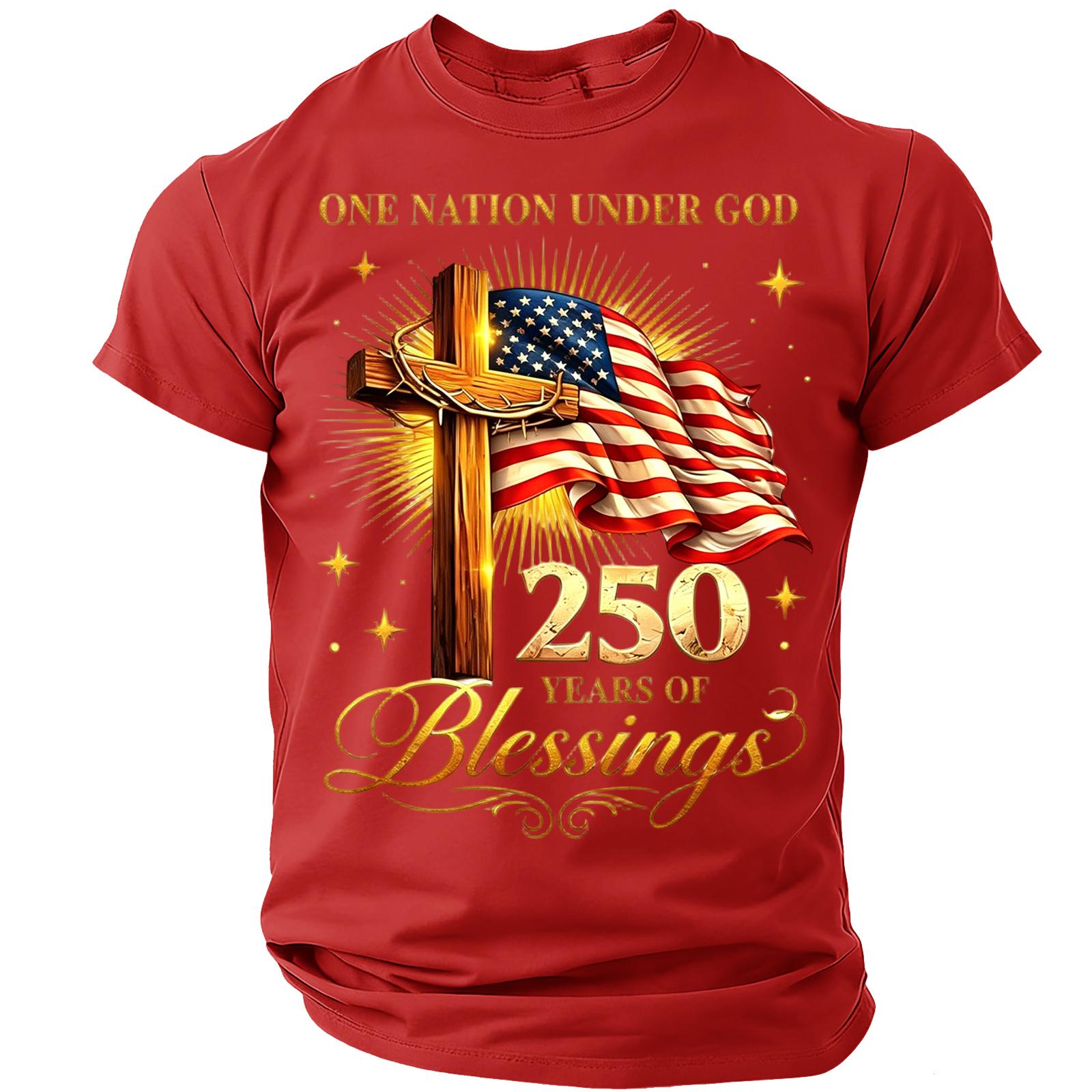 

250 Anniversary Usa Shirt Mens Shirt Usa 250Th Anniversary Shirt 250 Years America Shirt Tshirt M червоний