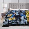 Superhero Invincible Anime Blanket Velvet Printed Portable Warm Throw Blankets for Bed Outdoor Bedspreads