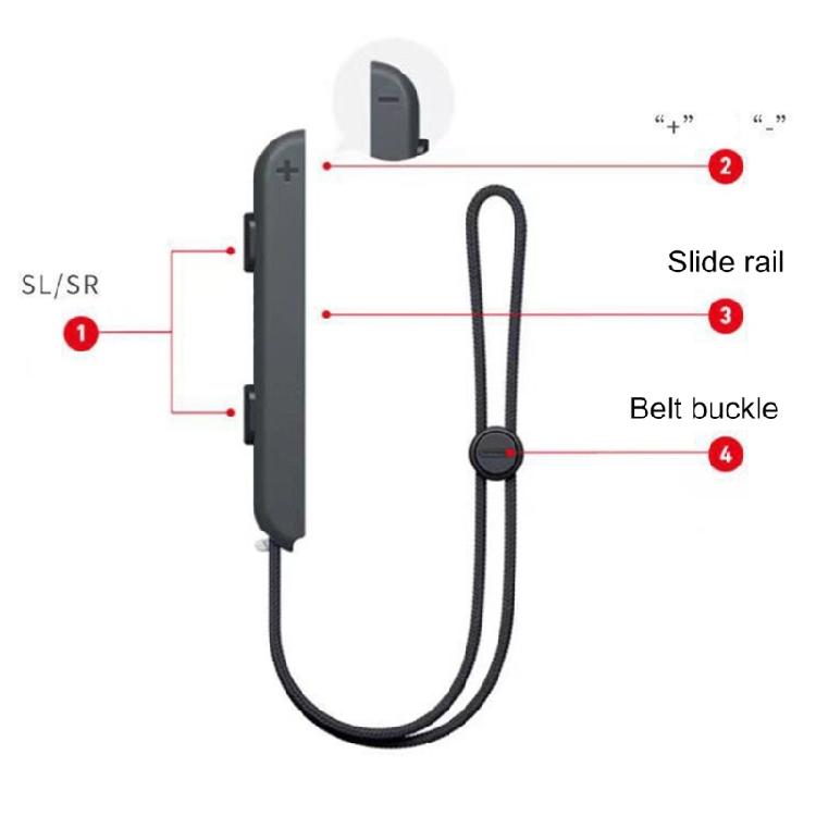 2Pcs Wrist Straps for Gamepads, Smooth Sliding Lanyards Wrist Bracelet Belt Game Console Players