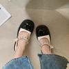 Thick-soled Shoes New Round Toe Single Shoes Versatile Shoes