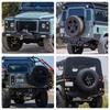 For Land Rover Defender 1983-2016 Colorful Lens LED Update Complete Light Kits Front Rear Indicator Light Tail Lmap Fog Reverse