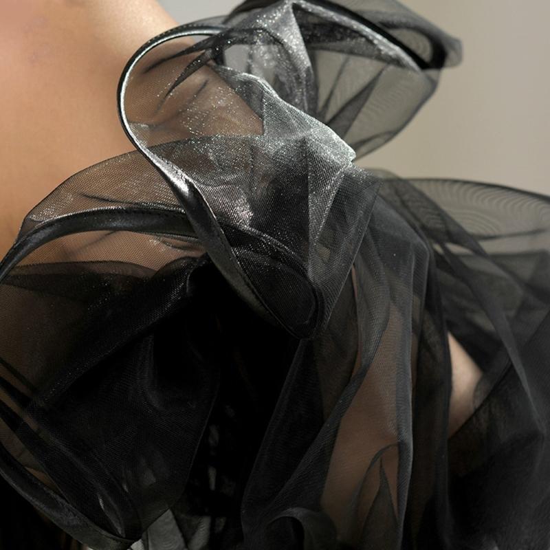 Bridal Arm Sleeves Flared Sheer Bishop Sleeve Design Perfect Pairing With Various Gowns