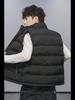 Men's Sleeveless Stand Collar Warm Cotton Waistcoat for Autumn/Winter