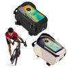 Bike Front Frame Bag Bicycle Top Tube Bag Waterproof 1.5L Cycling Pouch Touch-Screen PU Bike Tube Bag for Outdoor Cycling