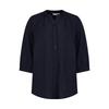 CROCODILE LADIES Neckline Smocking Detail Volume Blouse_Cldmbl126_Cldmbl126