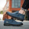 Handmade Split Leather Boots Men Shoes Comfortable Ankle Boots For Men Casual Shoes Large Size Tooling Shoes