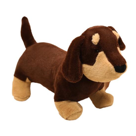 

Realistic Dachshund Plush Toy Cute Sausage Dog Stuffed Animal Soft Comforting Companion Gift for Girls Kids 70cm