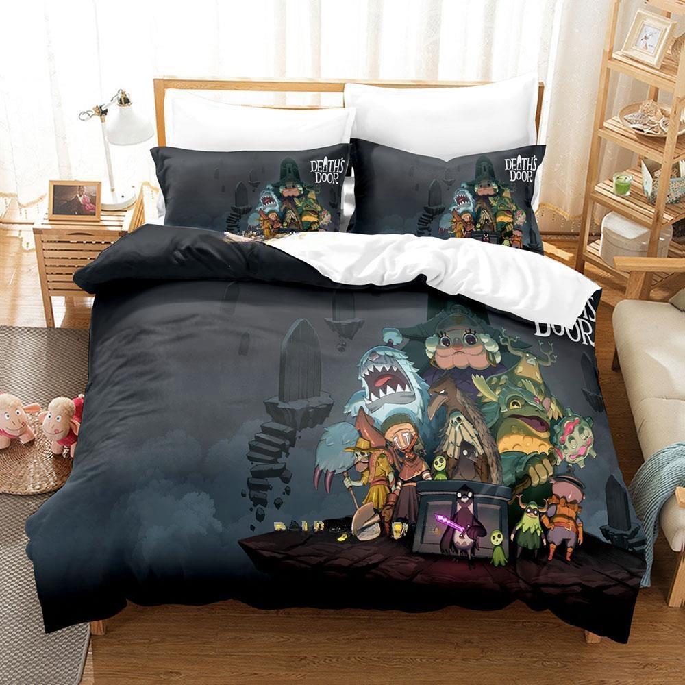 Game Death's Door Bedding Set Single Twin Full Queen King Size Bed Set Teenager Bedroom Sheet set 3D Print Anime bed sheet set