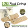 Cat Pillow Chew Toy For Cats Durable Hemp Scratching Pad Teeth Cleaning Interactive Cat Toy For Boredom Relief Teething Toy