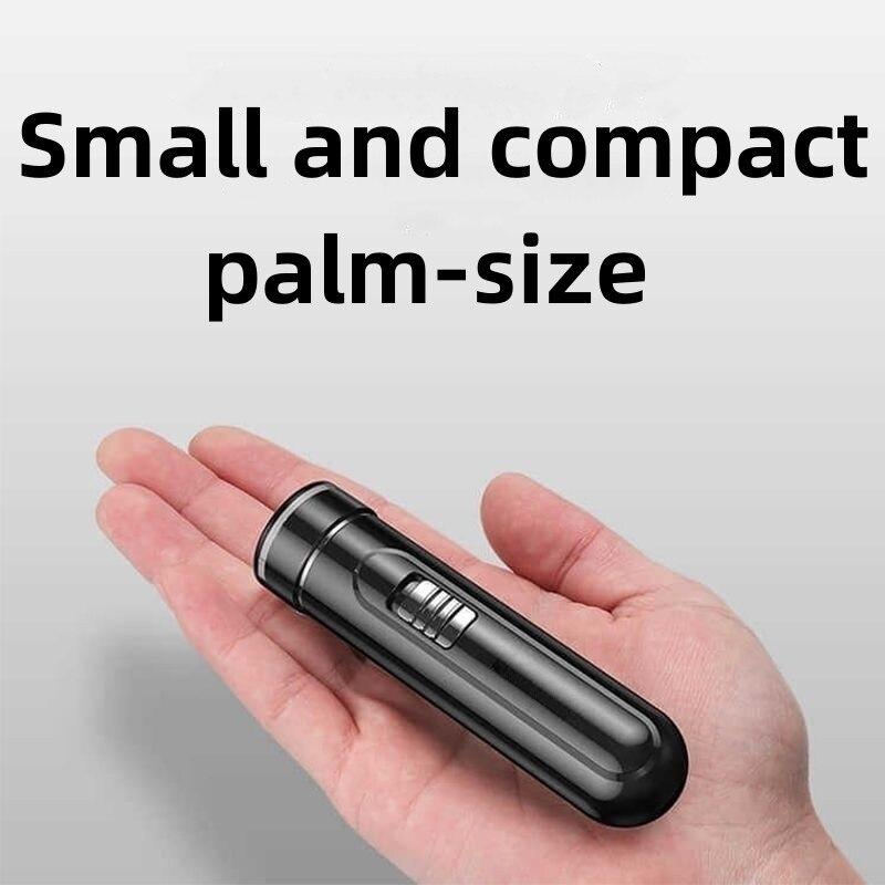 1 rasoio elettrico compatto e pratico per uomo, ricaricabile tramite USB, Wet & Dry, facile da usare con un solo pulsante, perfetto per casa, auto e viaggi!