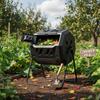 Rotating Compost Bin Sturdy Construction Tumbling Composter Unrestricted