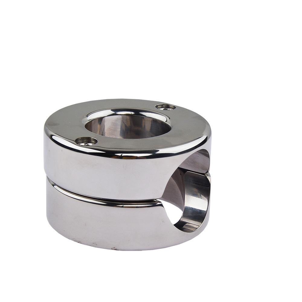 Stainless Steel Scrotal Restraint Stretch Pendant Penis Weight Ring Cock Cage Cock Ring Sex Toy Chastity Belt