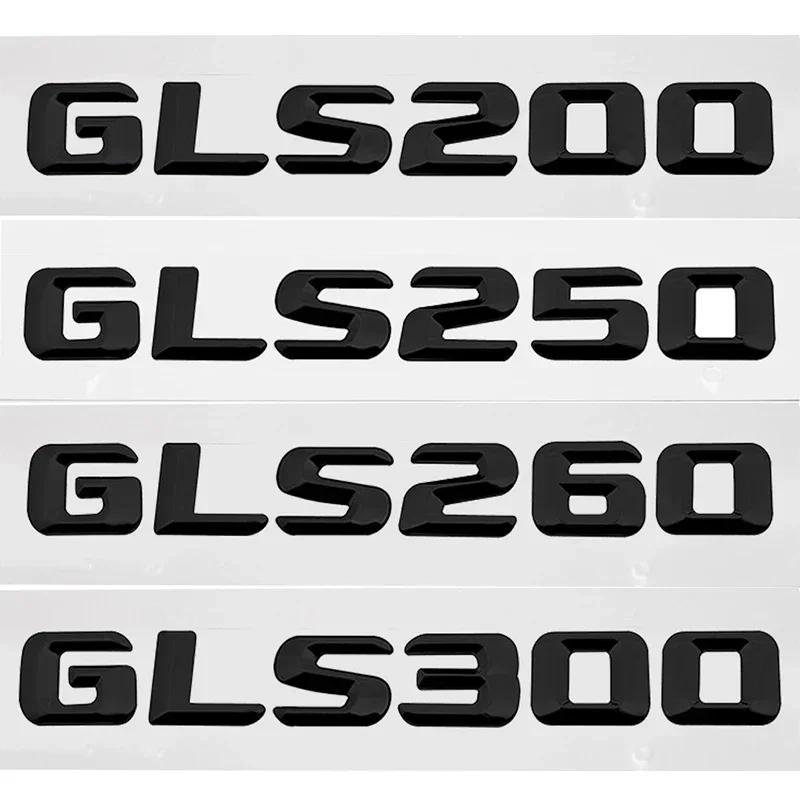 Car Rear Sticker Alphabet Trunk Badge Decal Exterior for Mercedes Benz GLS200 GLS250 GLS260 GLS300 GLS320 GLS350 Accessories