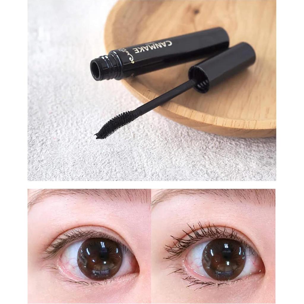 Canmake Quick Lash Curler Long Mascara 02 Brown 6.5g (x 1)