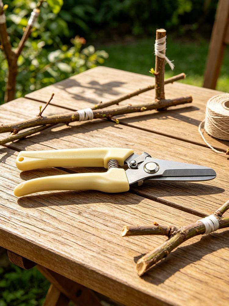 Veredelungsschere Garten-Veredelungsscheren Multifunktions-Obstbaum-Astschneide-Trimmer Werkzeug für Gartenpflanzen-Veredelung