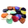 3Pcs Resin Guitar Picks Electric Guitar Parts Picks Accessories 9 Kinds Color Picks With Box