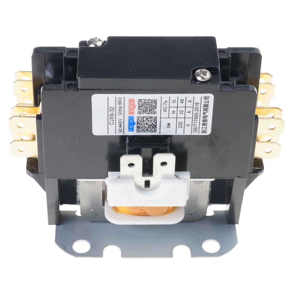 Portable Contactor 220V Coils Accessory for Air Conditioners Heat Pumps and Refrigeration Systems 130A Poles 30A