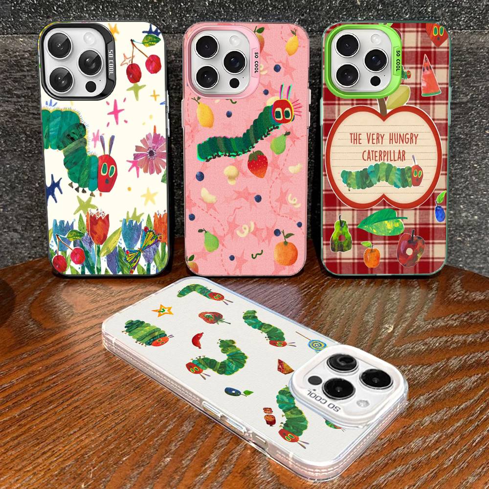 The Very Hungry Caterpillar Phone Case For IPhone 17 16 15 14 13 12 11 Pro Max Plus Pro Colorful Shell