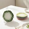 Ceramic Seasoning Dipping Dish Non-Slip Garlic Shredding Plate Garlic Ginger Grater  Restaurants