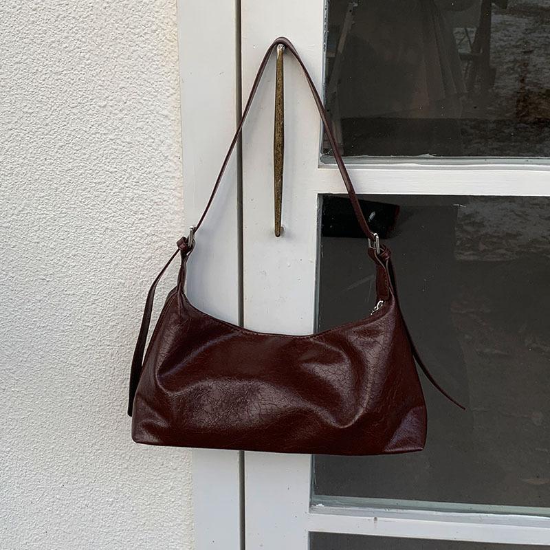 

Новая модная высококачественная сумка подмышкой, универсальная сумка большой вместимости, простая модная сумка через плечо, легкая диагональная сумка