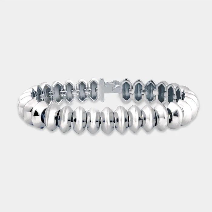 SPARK CHAIN BOLD BRACELET SILVER