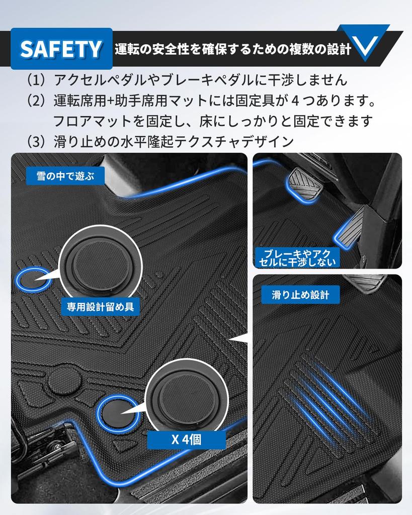 New Suzuki Spacia Floor Second Floor and Luggage Mat for the Spacia Custom Including the MK94S Luggage Tray with Raised Compatible with Models from