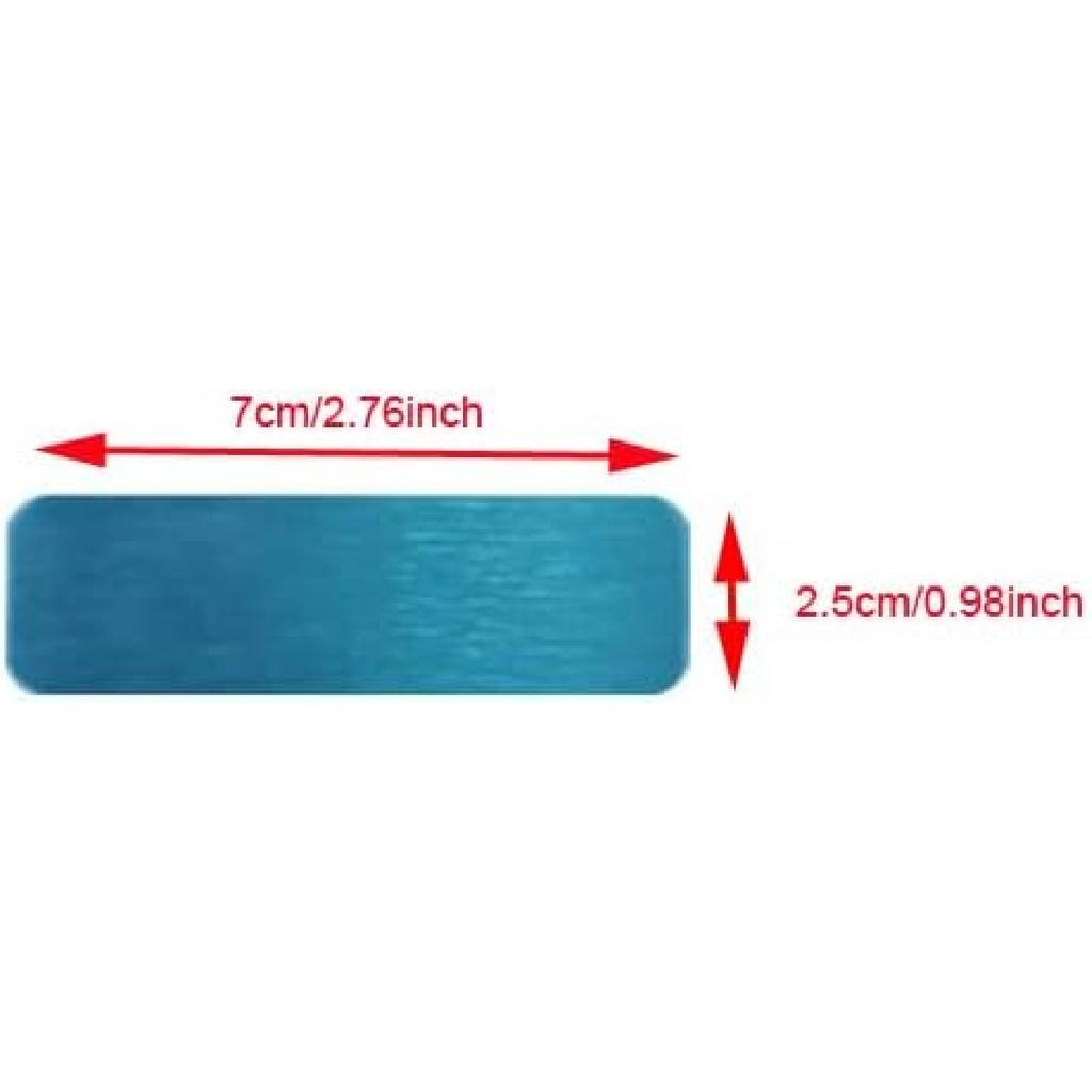 10er-Pack Unterbauleuchten Halterung Metallplatten Kleberückseite Klebrige Eisenstreifen Aufkleber für magnetische Unterbauleuchten Wiederaufladbar Bewegung