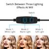 10 Inch 26cm Ring Light Selfie Ring Light with Mini Desk Tripod Stand Phone Holders LED RingLight for Photography YouTube TikTok