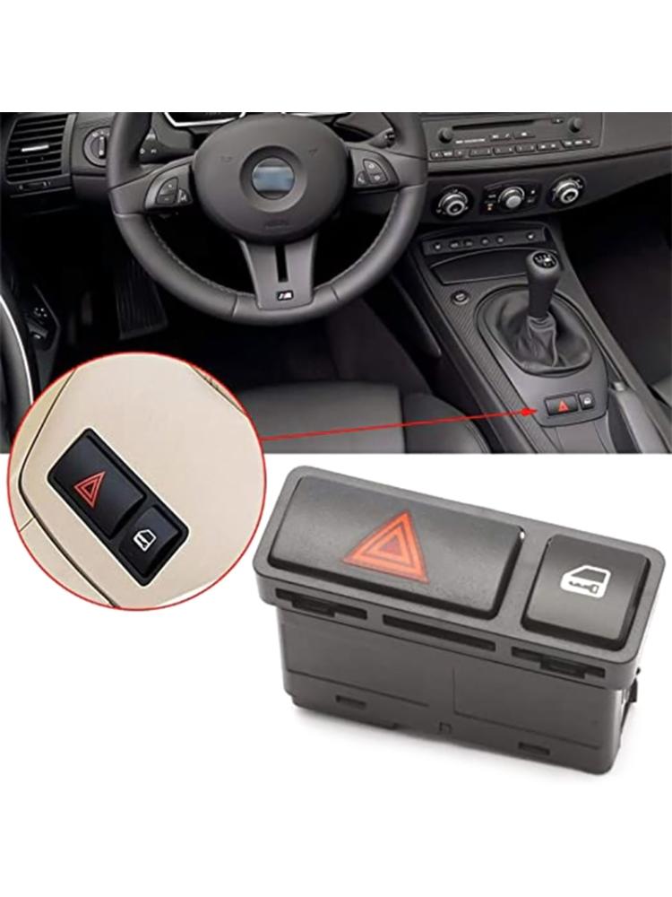 Central Hazard Warning her Light Door Lock Locking Button Switch for  E46 OE:61318368920