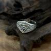 Adjustable Open Ring With Ancient Egyptian Eye Of Horus Motif Retro Vintage Bohemian Style Unisex Jewelry Men Women