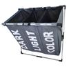 Shushi Oxford Cloth Waterproof Laundry Basket with Compartments and Foldable Design