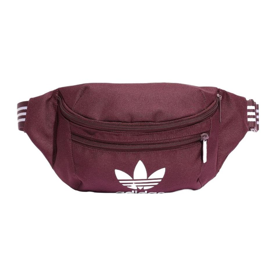 Adidas Originals Three Stripes Sports Casual Zipper Shoulder Crossbody Bag Unisex bags Chestnut IL4816 Chestnut